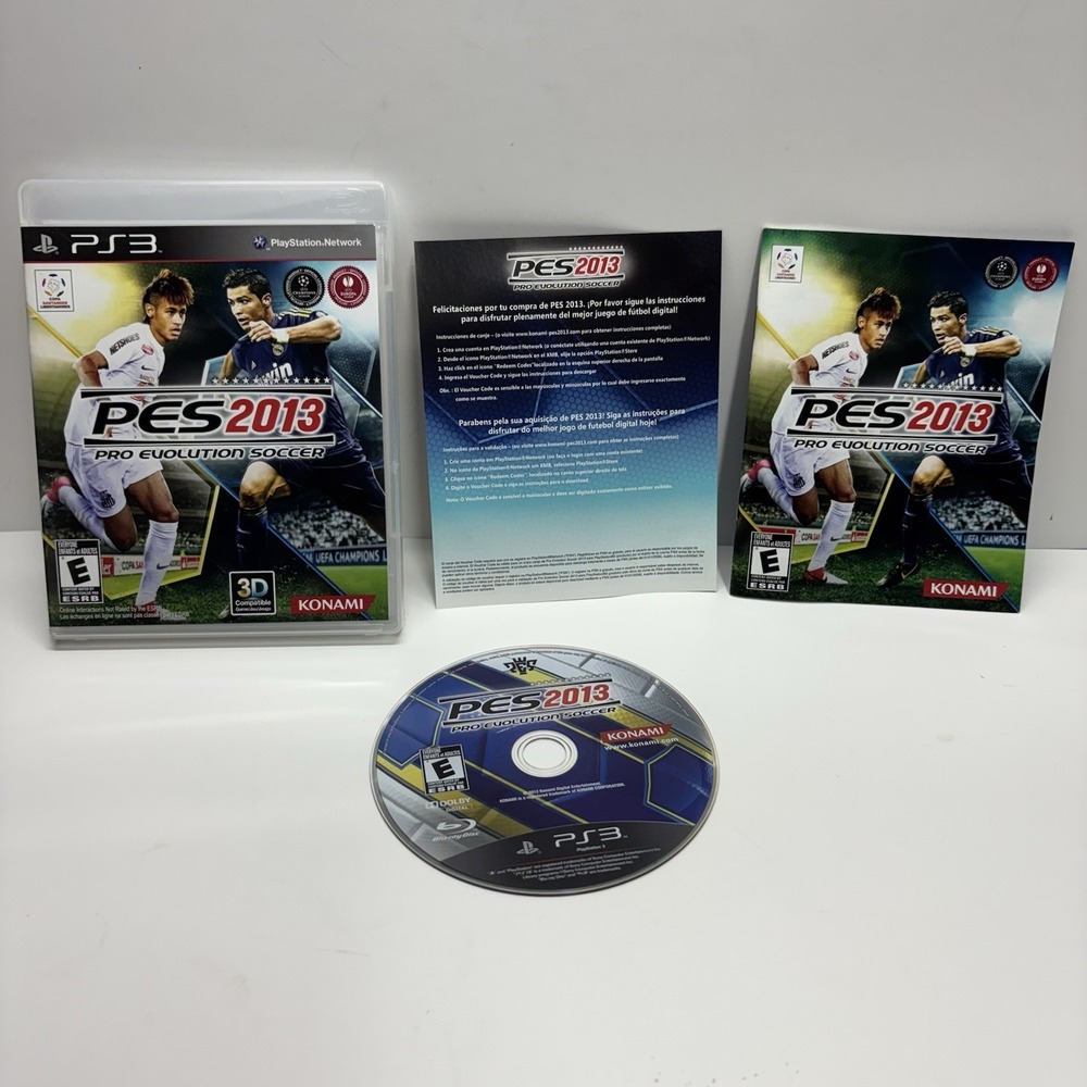 PES Pro Evolution Soccer 2013 - Sony Playstation 3 PS3 - Complete in Box CIB